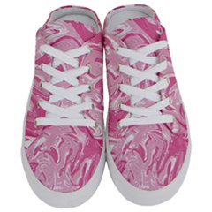 Pink Marble Painting Texture Pattern Half Slippers