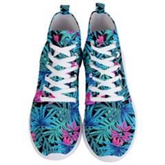 Leaves Picture Tropical Plant Men s Lightweight High Top Sneakers