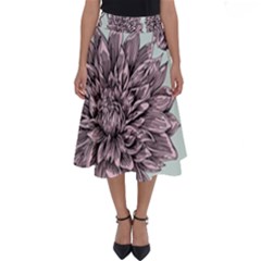 Flowers Flower Rosa Spring Perfect Length Midi Skirt by Sapixe