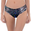 Peacock Bird Animals Pen Plumage Reversible Classic Bikini Bottoms View3