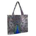 Peacock Bird Animals Pen Plumage Zipper Medium Tote Bag View2