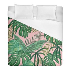 Tropical Greens Leaves Design Duvet Cover (full/ Double Size) by Sapixe