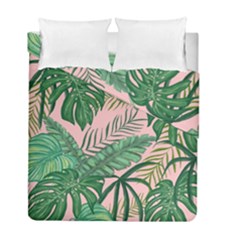 Tropical Greens Leaves Design Duvet Cover Double Side (full/ Double Size) by Sapixe