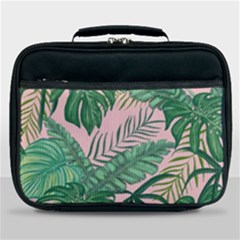 Tropical Greens Leaves Design Lunch Bag