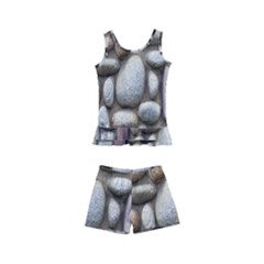 The Stones Facade Wall Building Kid s Boyleg Swimsuit by Sapixe