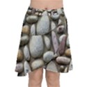 The Stones Facade Wall Building Chiffon Wrap Front Skirt View1