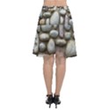 The Stones Facade Wall Building Chiffon Wrap Front Skirt View2