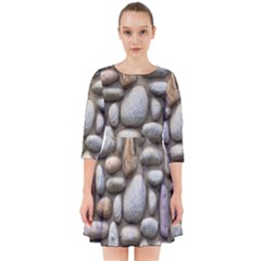 The Stones Facade Wall Building Smock Dress by Sapixe