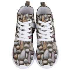 The Stones Facade Wall Building Women s Lightweight High Top Sneakers