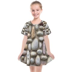 The Stones Facade Wall Building Kids  Smock Dress