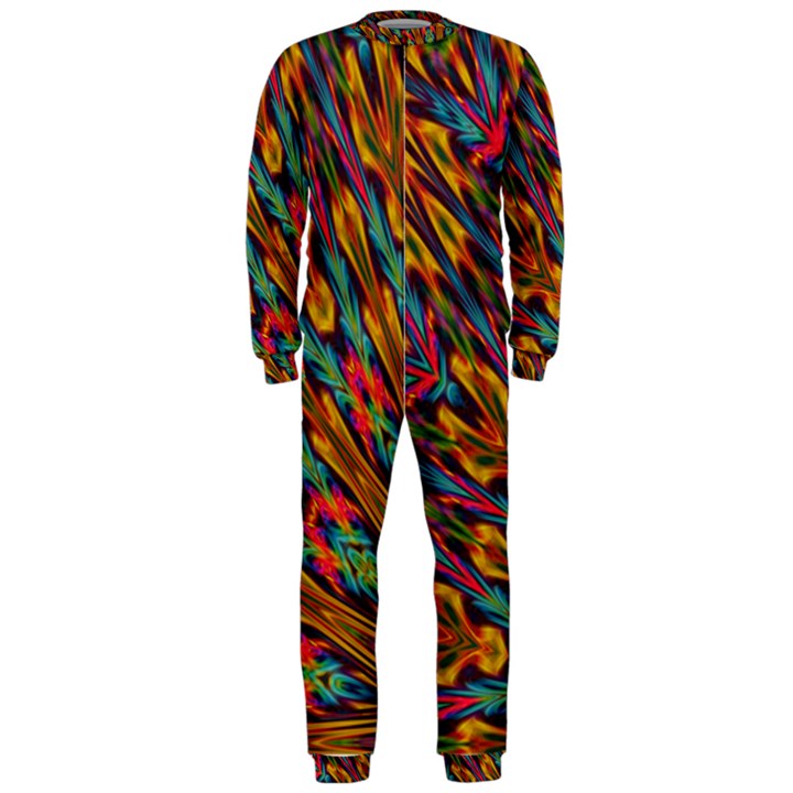 Background Abstract Texture OnePiece Jumpsuit (Men) 