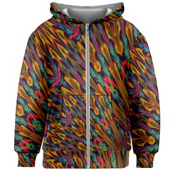 Background Abstract Texture Kids Zipper Hoodie Without Drawstring