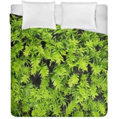 Green Hedge Texture Yew Plant Bush Leaf Duvet Cover Double Side (california King Size) by Sapixe