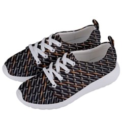 Rattan Wood Background Pattern Women s Lightweight Sports Shoes by Sapixe