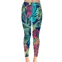 Leaves Tropical Picture Plant Leggings  by Sapixe