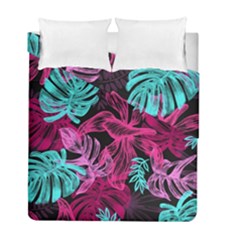 Leaves Drawing Reason Pattern Duvet Cover Double Side (full/ Double Size) by Sapixe