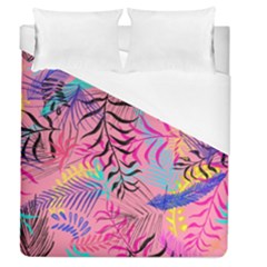 Illustration Reason Leaves Design Duvet Cover (queen Size) by Sapixe