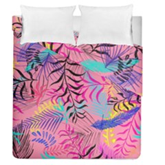 Illustration Reason Leaves Design Duvet Cover Double Side (queen Size) by Sapixe