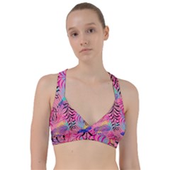 Illustration Reason Leaves Design Sweetheart Sports Bra