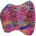 Illustration Reason Leaves Design Velour Head Support Cushion View4