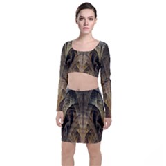 Fractal Art Graphic Design Image Top And Skirt Sets by Sapixe