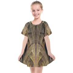 Fractal Art Graphic Design Image Kids  Smock Dress