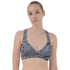 Brickwork Stone Building Facade Sweetheart Sports Bra by Sapixe