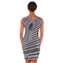 Brickwork Stone Building Facade Wrap Front Bodycon Dress View2