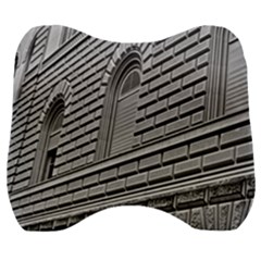 Brickwork Stone Building Facade Velour Head Support Cushion