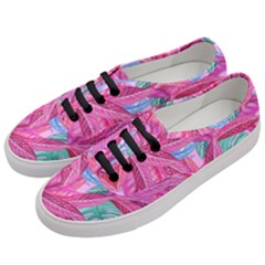 Leaves Tropical Reason Stamping Women s Classic Low Top Sneakers by Sapixe