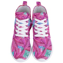 Leaves Tropical Reason Stamping Women s Lightweight High Top Sneakers by Sapixe