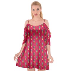 Tentacle Treat (gumdrop) Cutout Spaghetti Strap Chiffon Dress