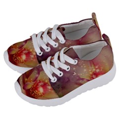 Wonderful Roses With Butterflies And Light Effects Kids  Lightweight Sports Shoes by FantasyWorld7