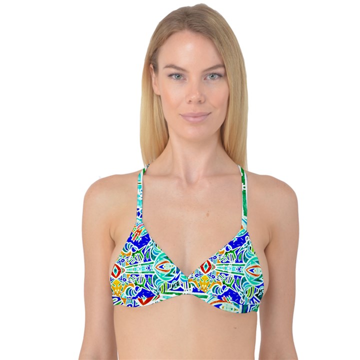 ITS NOT FAIR Reversible Tri Bikini Top