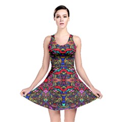 Color Maze Of Minds Reversible Skater Dress by MRTACPANS