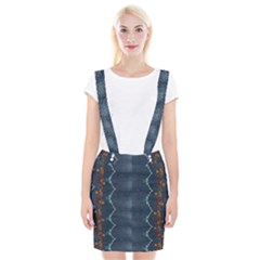 Blue Denim Pattern Native American Beads Pattern By Flipstylez Designs Braces Suspender Skirt