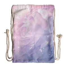 Wonderful Roses In Soft Colors Drawstring Bag (large) by FantasyWorld7