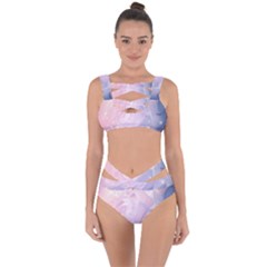 Wonderful Roses In Soft Colors Bandaged Up Bikini Set  by FantasyWorld7