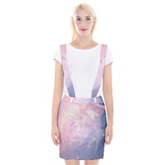 Wonderful Roses In Soft Colors Braces Suspender Skirt by FantasyWorld7