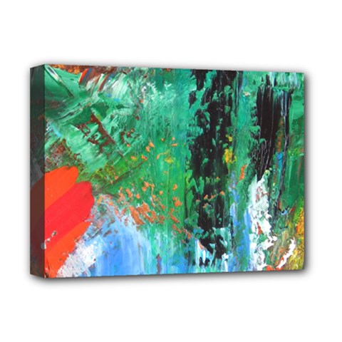 Garden  3 Deluxe Canvas 16  X 12  (stretched)  by WILLBIRDWELL