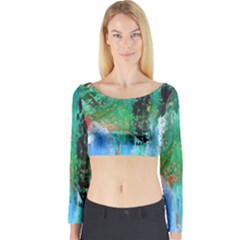 Garden  3 Long Sleeve Crop Top by WILLBIRDWELL