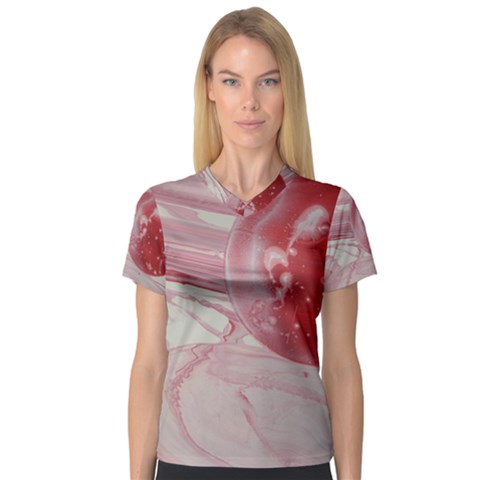 Red Dwarf V-neck Sport Mesh Tee by WILLBIRDWELL