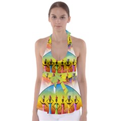 African American Women Babydoll Tankini Top by AlteredStates