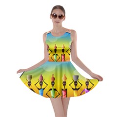 African American Women Skater Dress