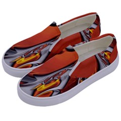 Special Fractal 24 Terra Kids  Canvas Slip Ons by ImpressiveMoments