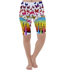 African Americn Art African American Women Cropped Leggings  by AlteredStates