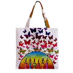 African Americn Art African American Women Zipper Grocery Tote Bag by AlteredStates