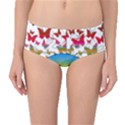 African Americn Art African American Women Mid-Waist Bikini Bottoms View1