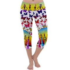 African Americn Art African American Women Capri Yoga Leggings by AlteredStates