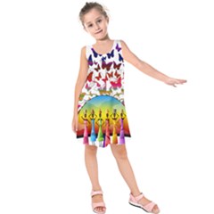 African Americn Art African American Women Kids  Sleeveless Dress by AlteredStates